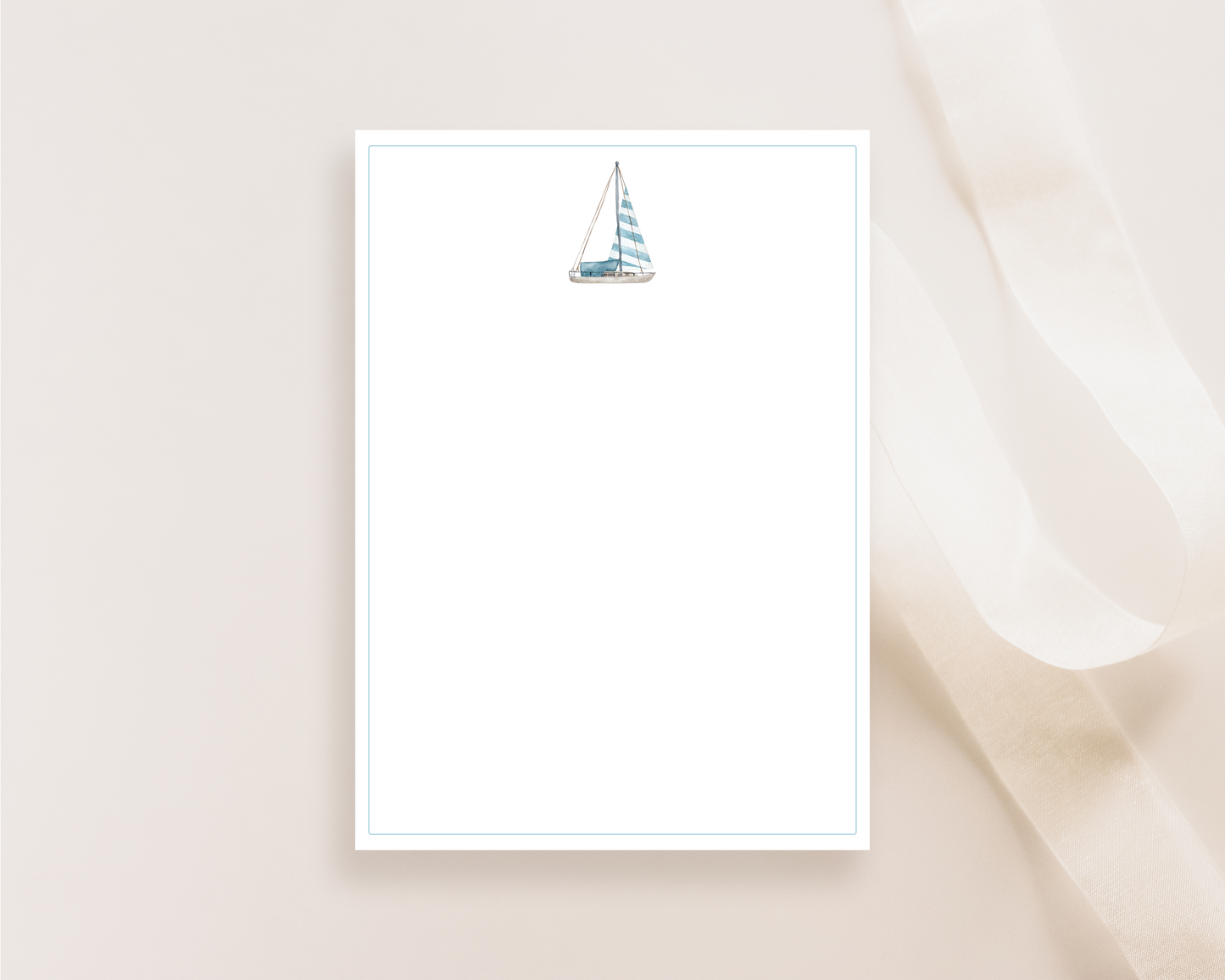 Sailboat Stationery Cards With Envelopes