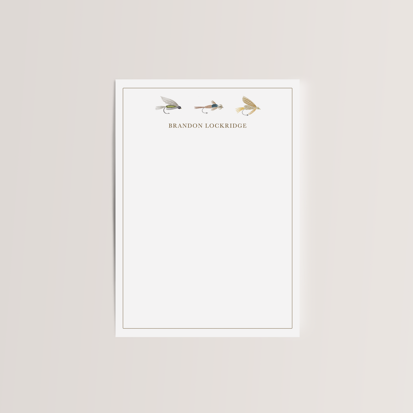 PERSONALIZED Fly Fishing Stationery Cards With Envelopes