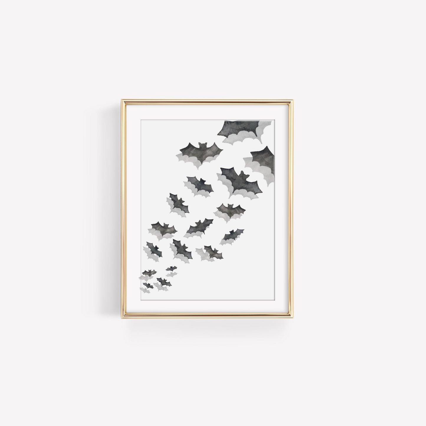 Halloween Bats Art Print