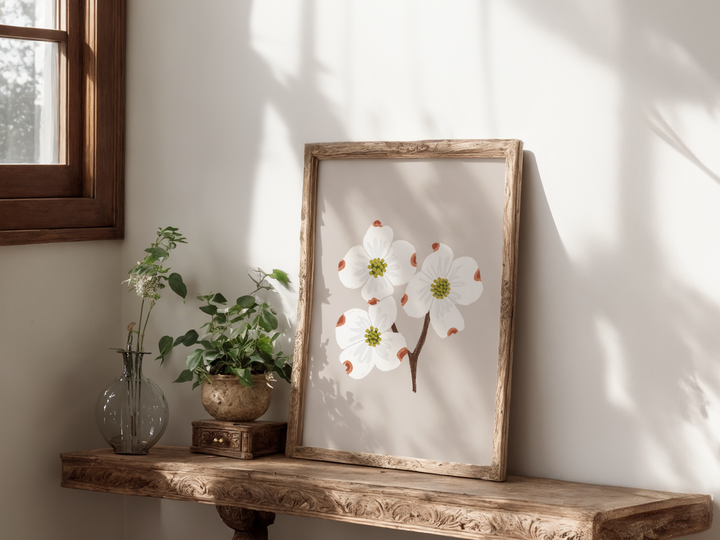 Dogwood Flower Art Print