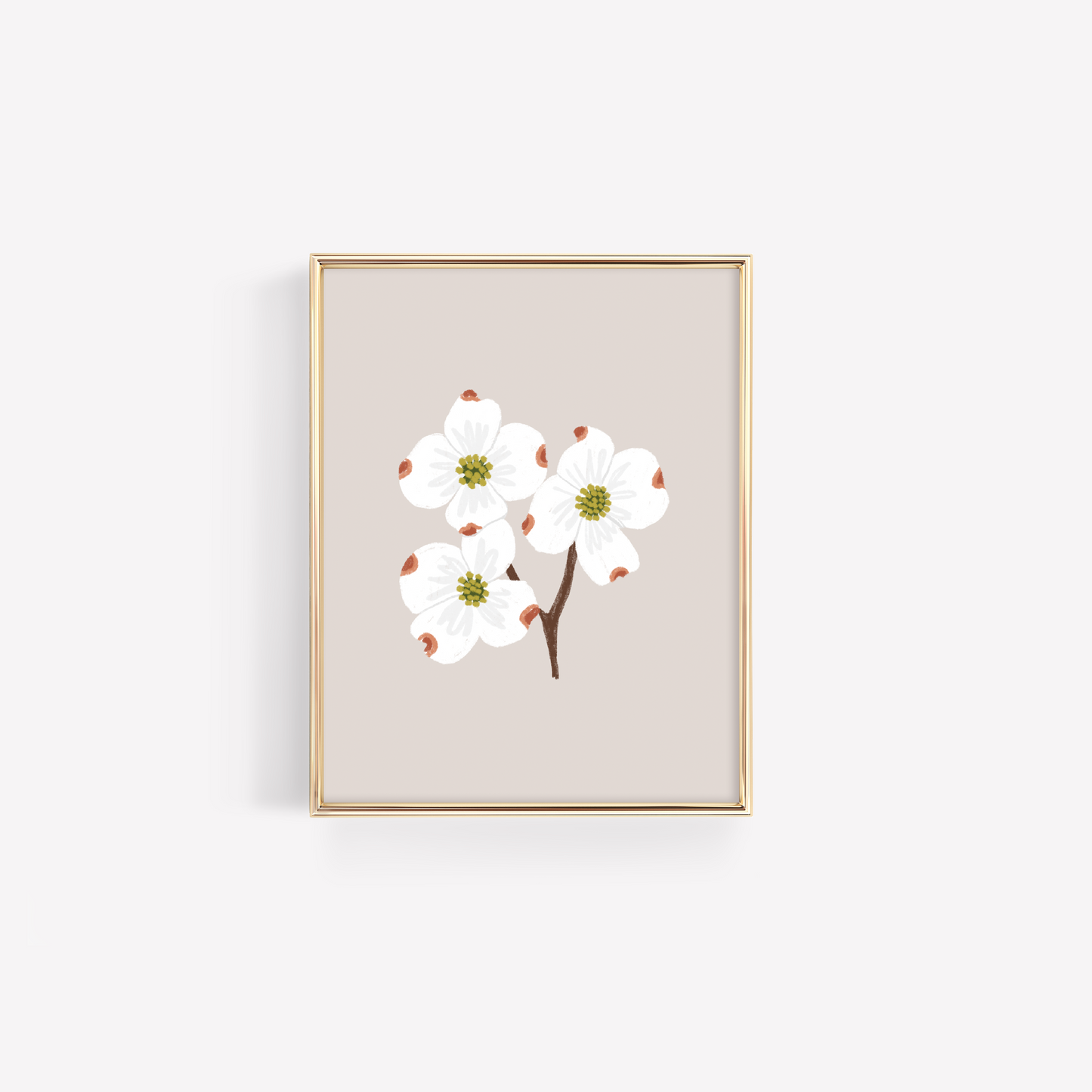 Dogwood Flower Art Print