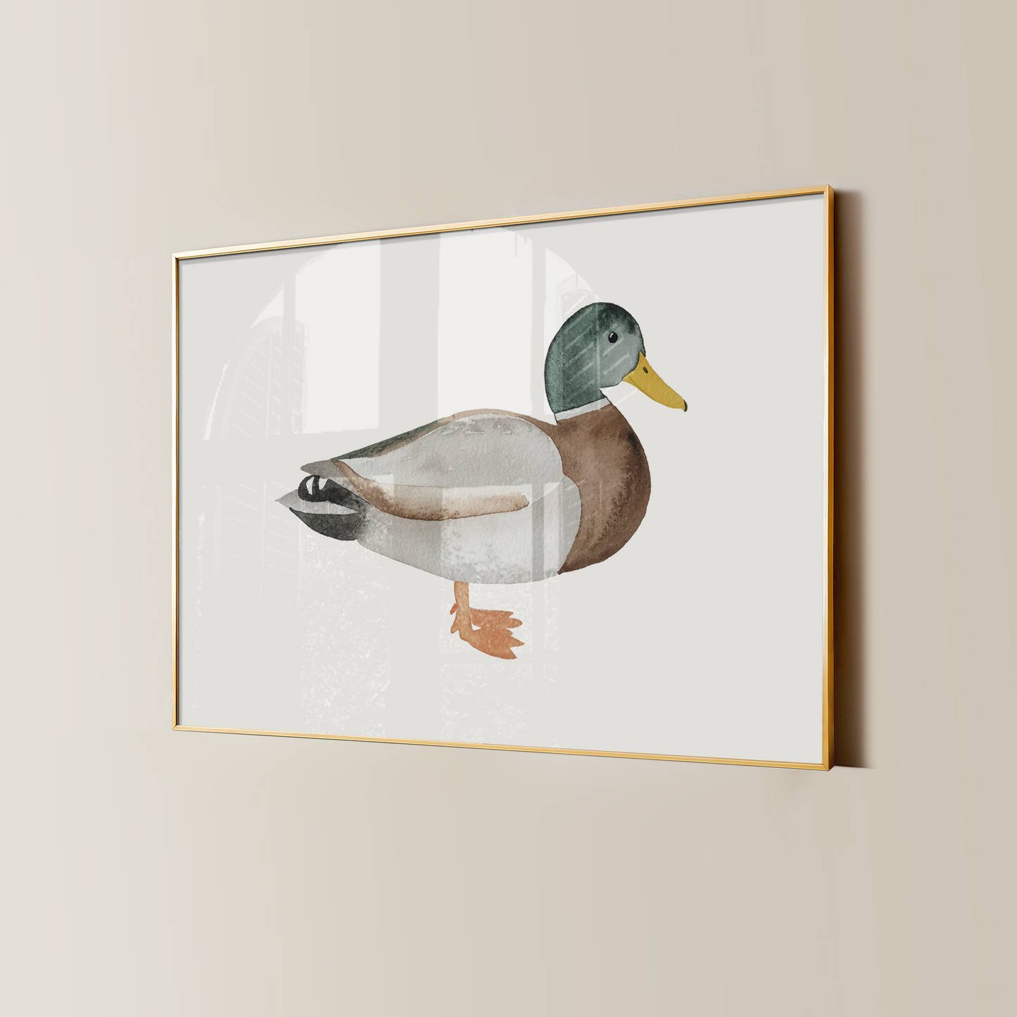 Digital Download Mallard Duck Art Print