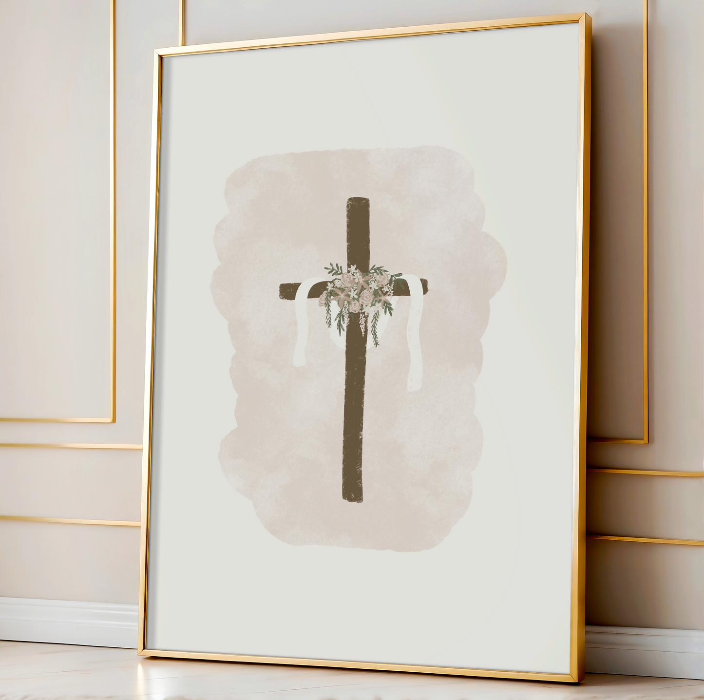 Easter Cross Art Print