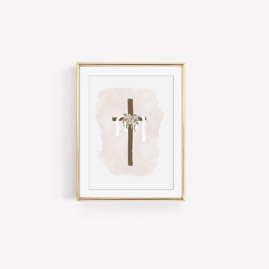 Easter Cross Art Print