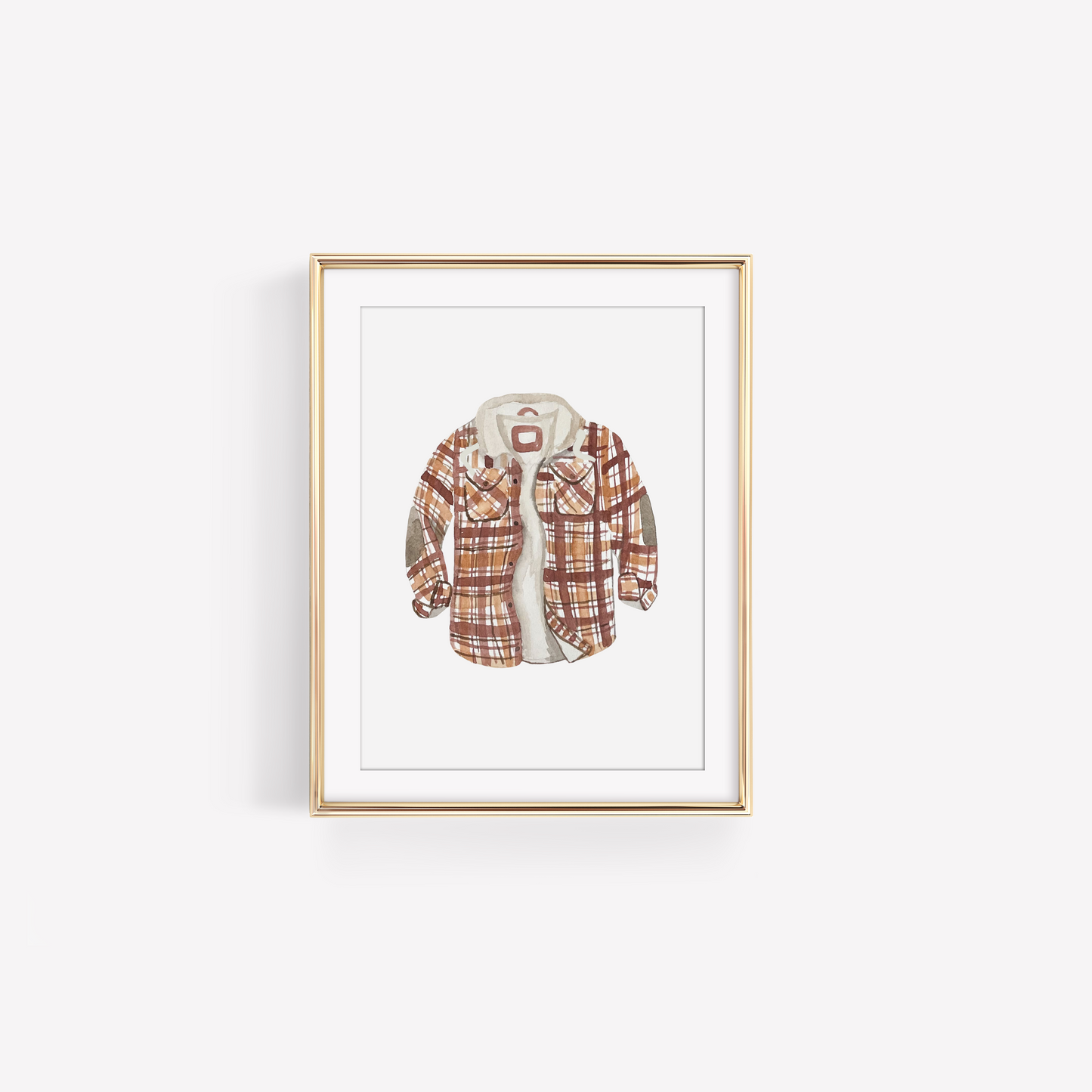 Fall Flannel Art Print