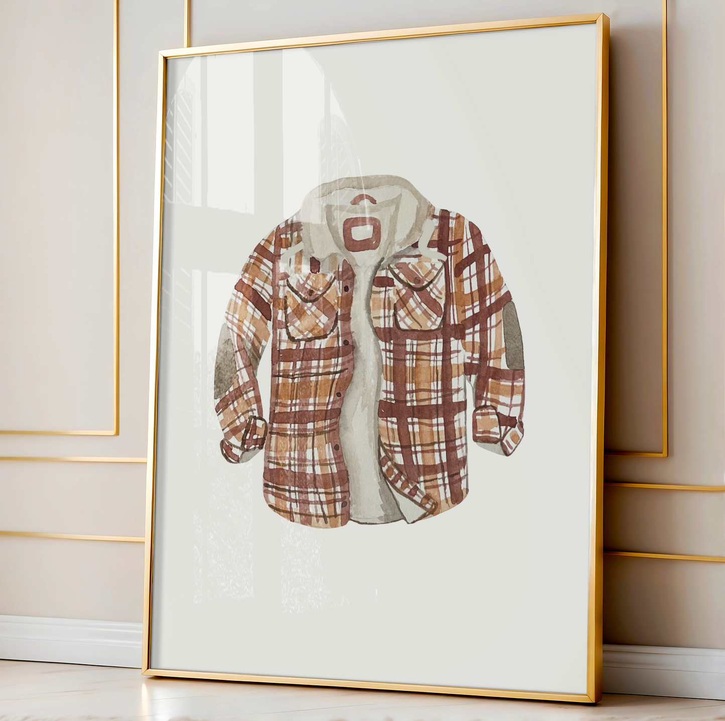 Fall Flannel Art Print