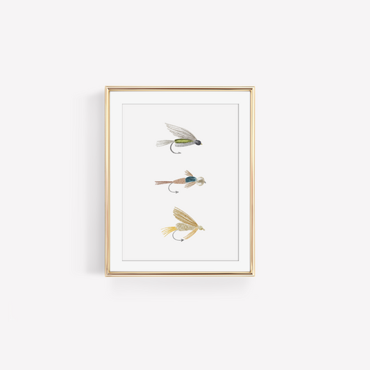 Fly Fishing Lures Art Print