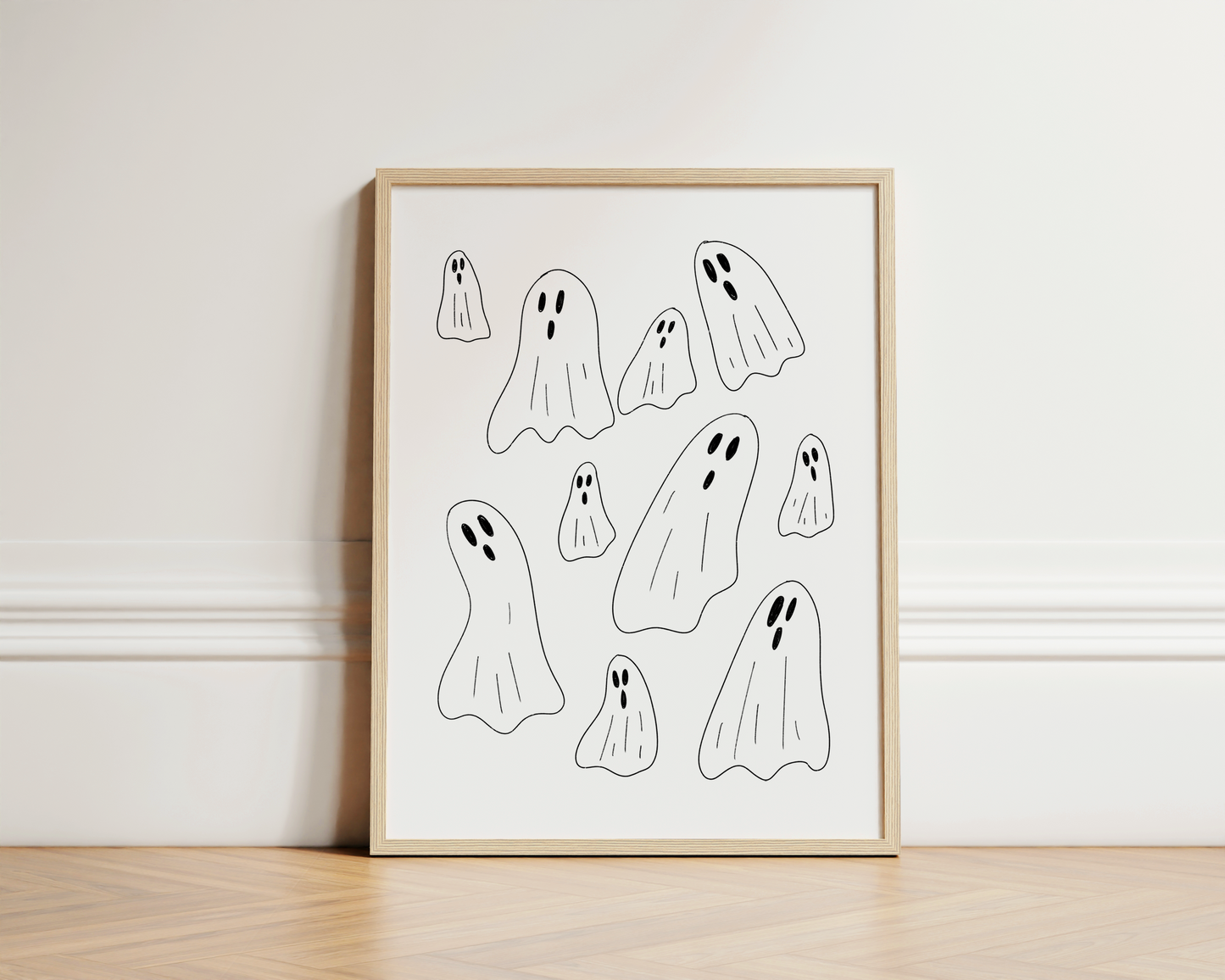 Ghost Halloween Art Print