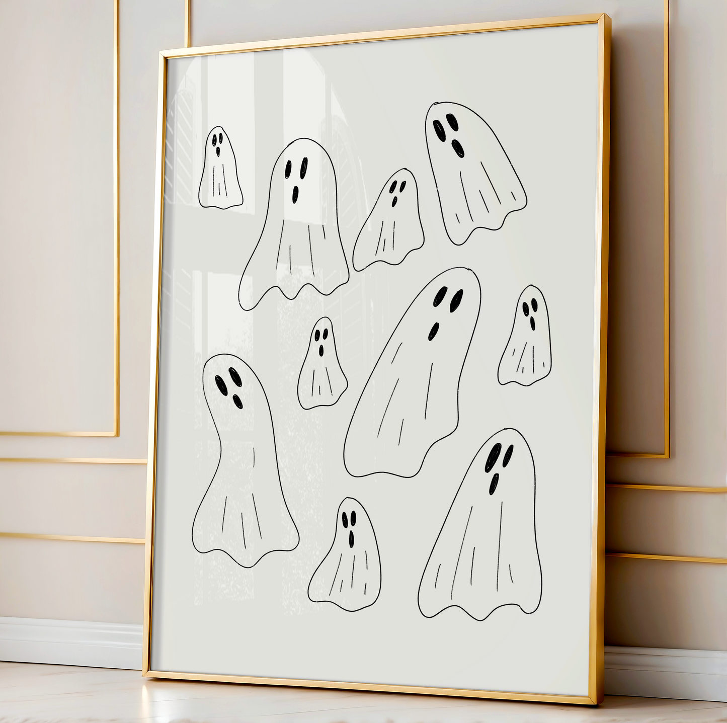 Ghost Halloween Art Print