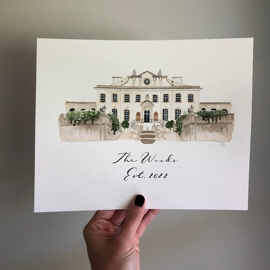 Custom Wedding Venue Painting