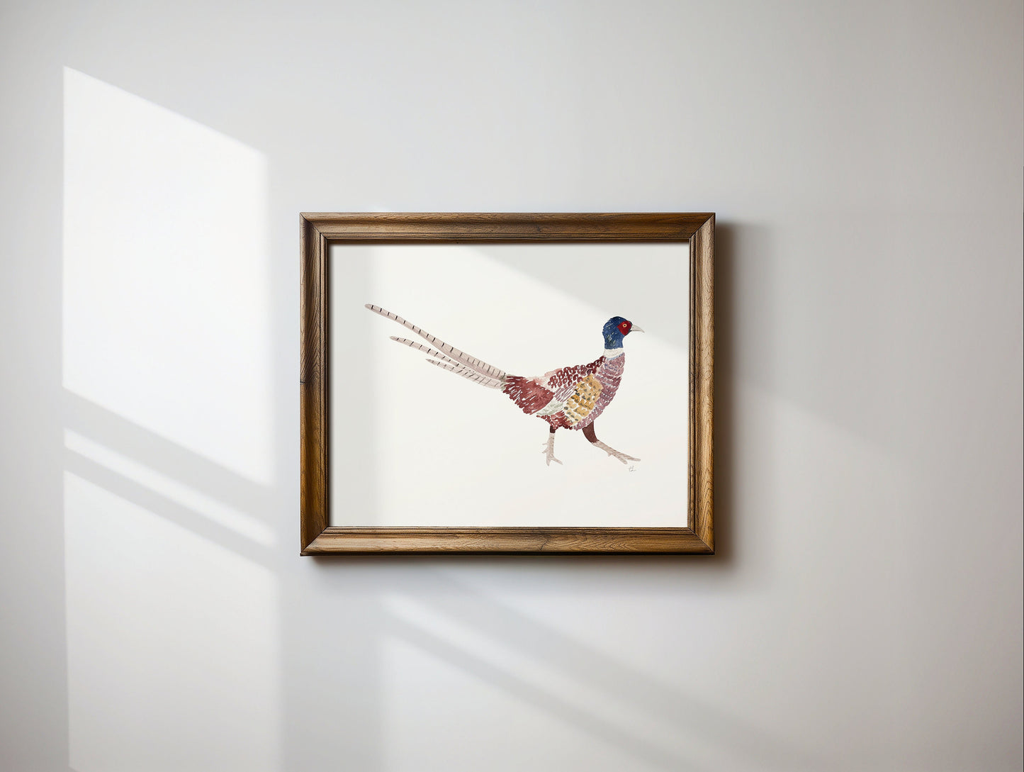 Digital Download Watercolor Pheasant