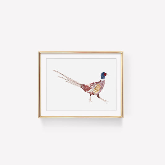 Digital Download Watercolor Pheasant