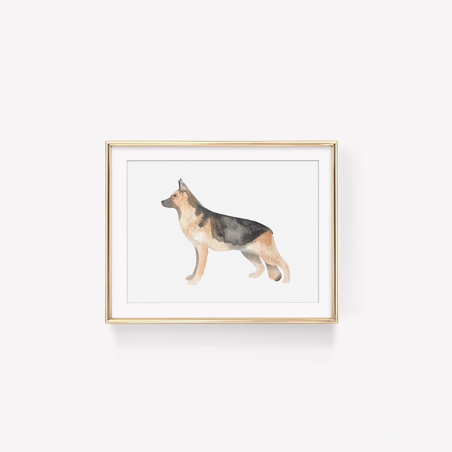 Digital Download German Shepherd Dog Art Print