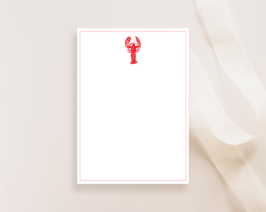 Lobster Stationery Cards With Envelopes