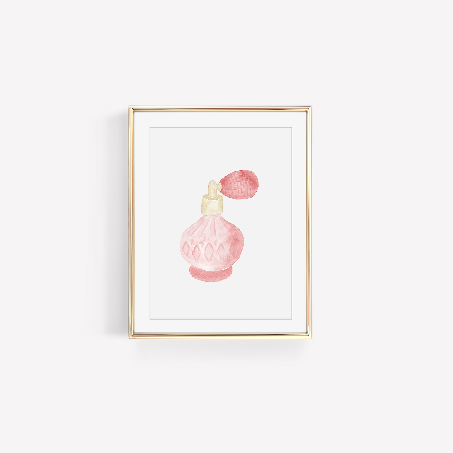 Perfume Bottle Watercolor Art Print