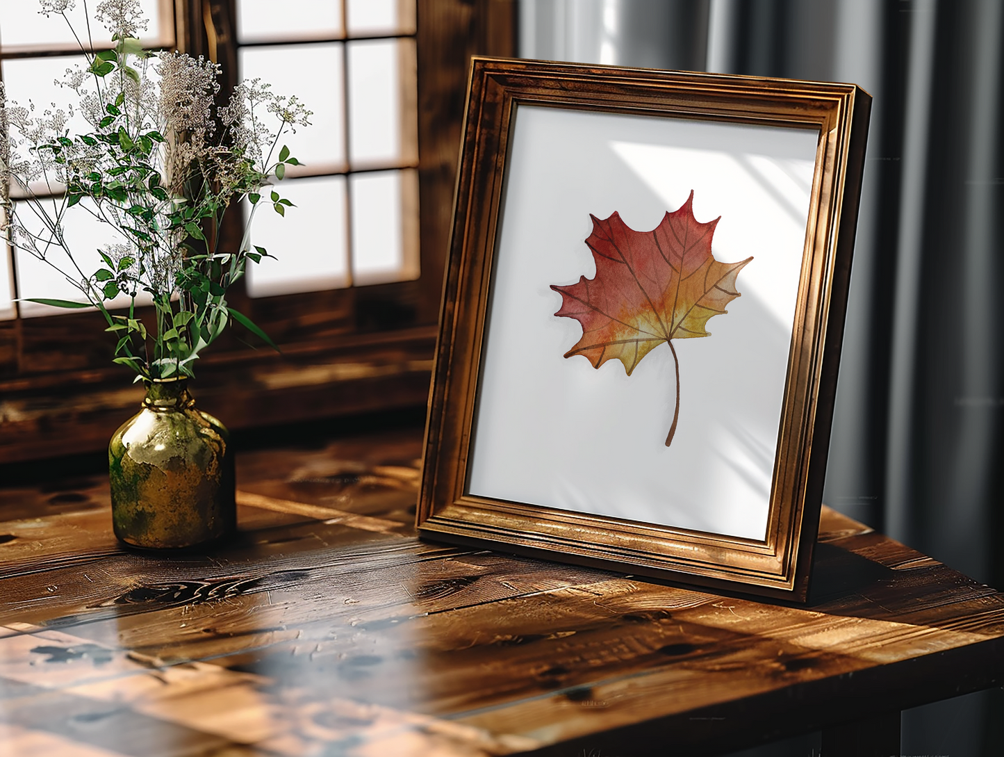 Digital Download Red Maple Art Print