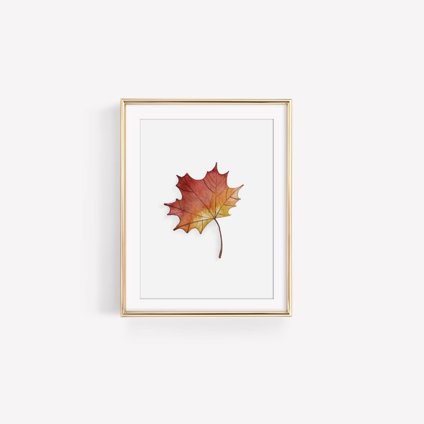 Digital Download Red Maple Art Print