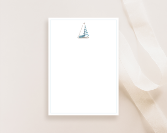 Sailboat Stationery Cards With Envelopes